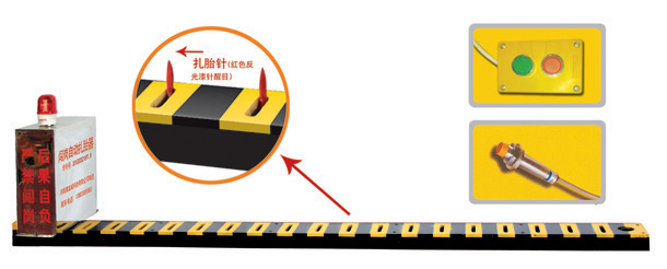 佛山三水区V3嵌入式闯岗自动扎胎器/阻车器
